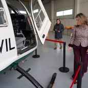 De los rescates en la montaña a la ULE: Un helicóptero de la Guardia Civil se transforma en recurso de aprendizaje | Campillo / ICAL