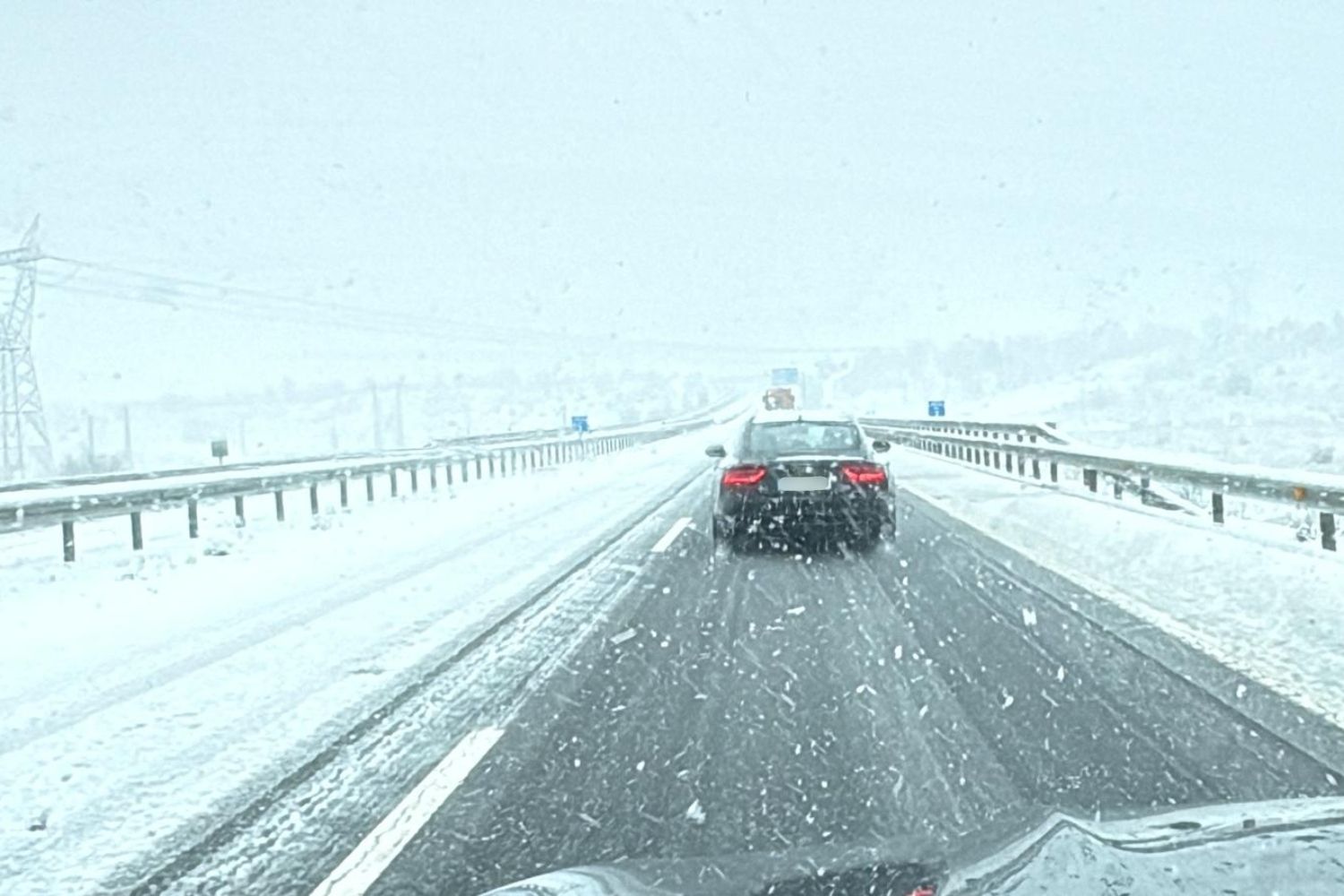 Situación de las carreteras en la provincia de León y los accesos a Galicia, Asturias y Cantabria por la borrasca Kristin