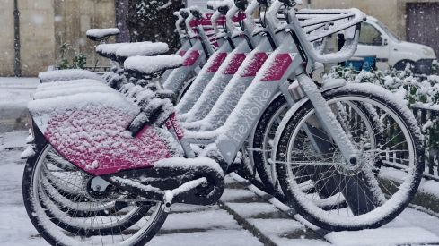 León se vuelve a vestir de blanco con la borrasca Kristin | Campillo / ICAL