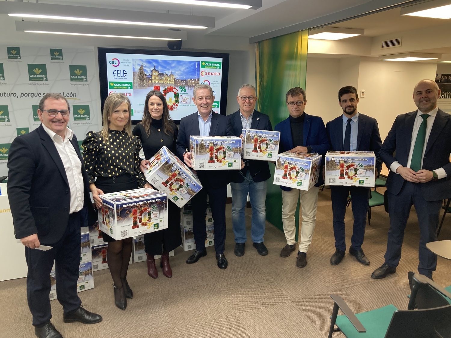 Sorteo de las pagas extra de la campaña de navidad de Caja Rural | Peio García / ICAL