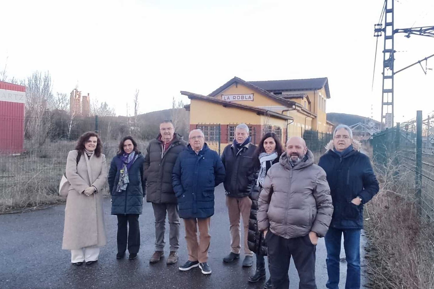 Visita de UPL a La Robla