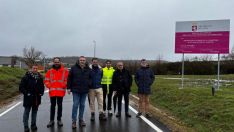 La Diputación de León finaliza la mejora de la carretera LE-5714 entre Almanza y Corcos