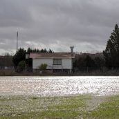 Desbordamiento del río Cea a su paso por Valderas (León) | Peio García / ICAL 