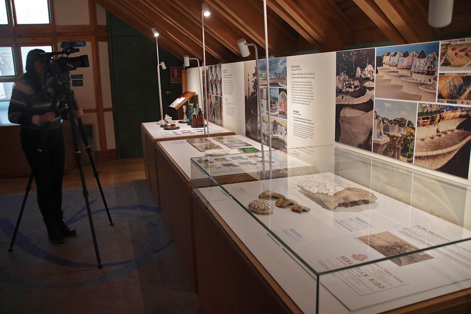 El trencadís de Gaudí llega a León: El Museo Casa Botines acoge "una de las grandes innovaciones de Gaudí" | Peio García / ICAL