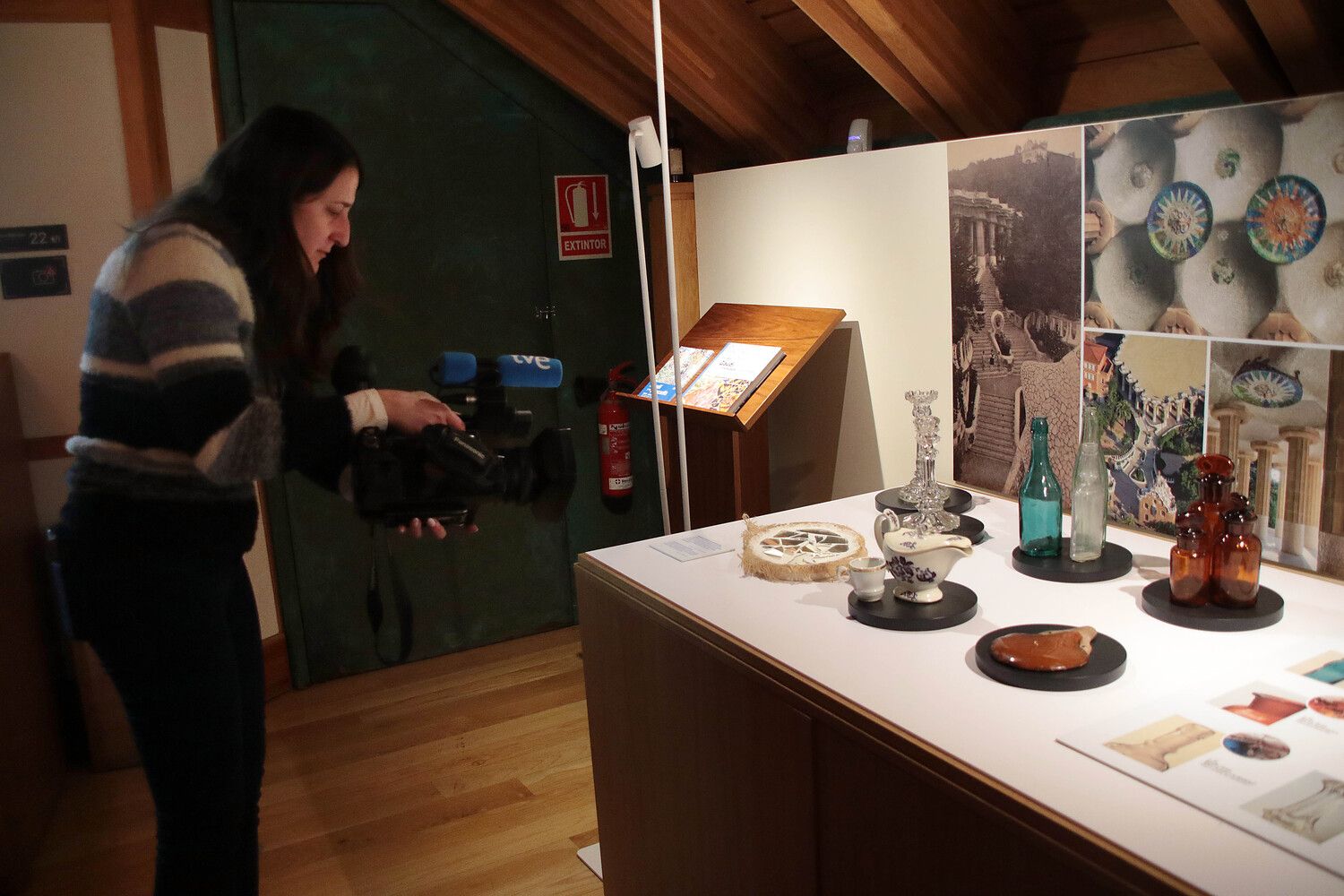 Presentación de la exposición ‘Gaudí y el trecandís’ del Museo Casa Botines de Gaudí en León | Peio García / ICAL
