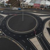 Abierta al tráfico la nueva rotonda de la N-120 en Trobajo del Camino | Óscar Puente