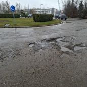 UPL denuncia el “auténtico desastre” del asfaltado en León puesto de manifiesto tras las lluvias y la nieve