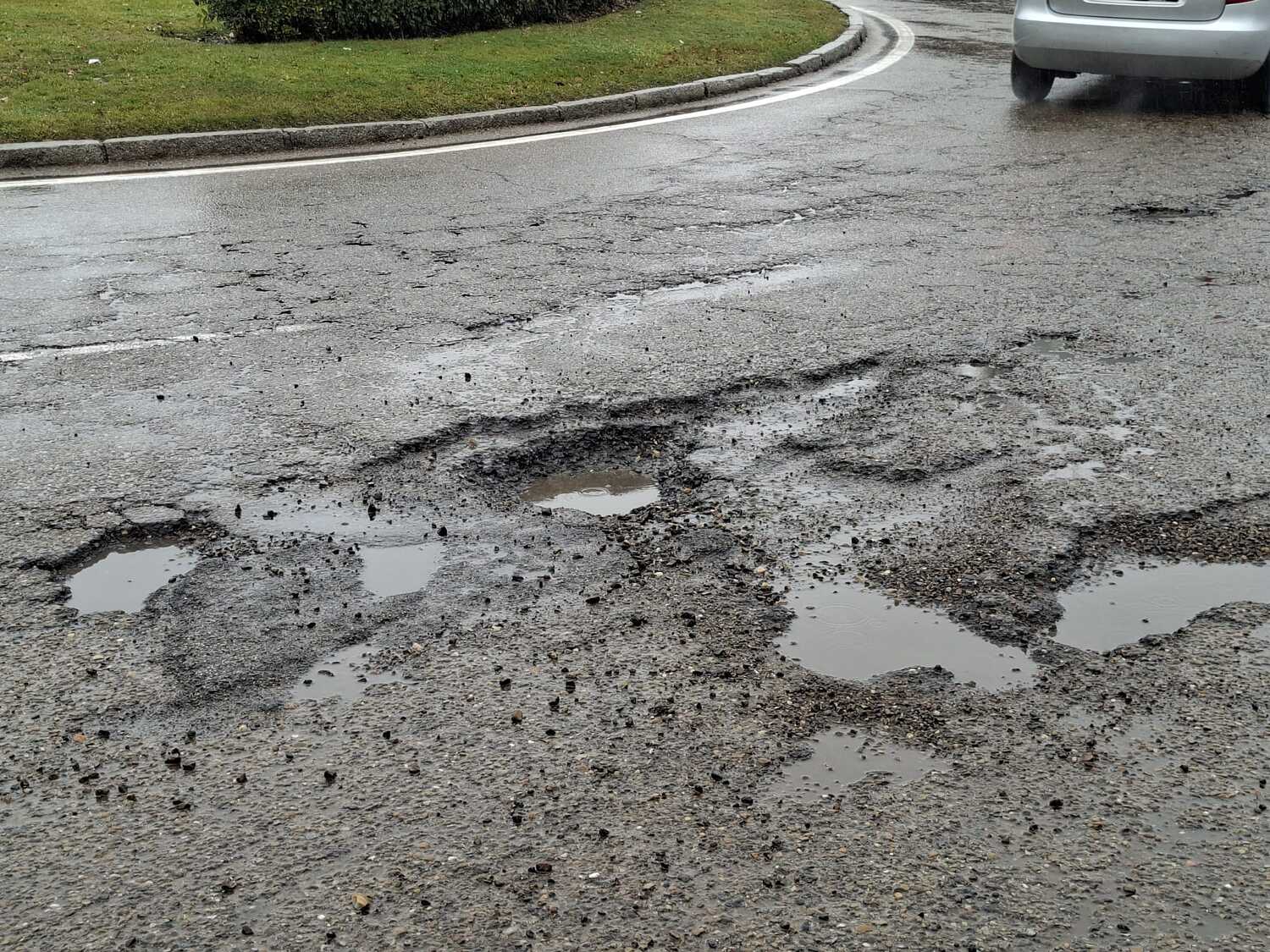 Deficiencias del asfaltado en León