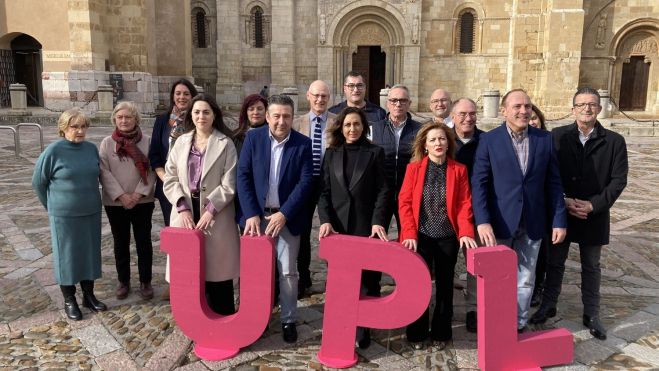  Alicia Gallego presenta la candidatura de la UPL a las Cortes con el objetivo de ser la primera fuerza en León | Peio García / ICAL