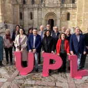  Alicia Gallego presenta la candidatura de la UPL a las Cortes con el objetivo de ser la primera fuerza en León | Peio García / ICAL