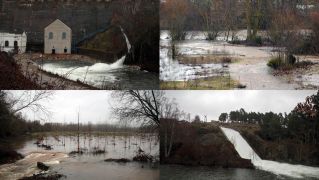 La 'furia' del agua: Así anegan el Tuerto y el Órbigo varias zonas de la provincia de León