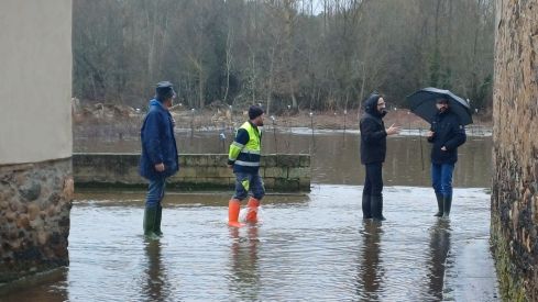 Zonas que visitó el subdelegado del Gobierno en León, Héctor Alaiz 