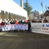 Docentes, vecinos y familias denuncian el abandono de los centros educativos de León y San Andrés del Rabanedo