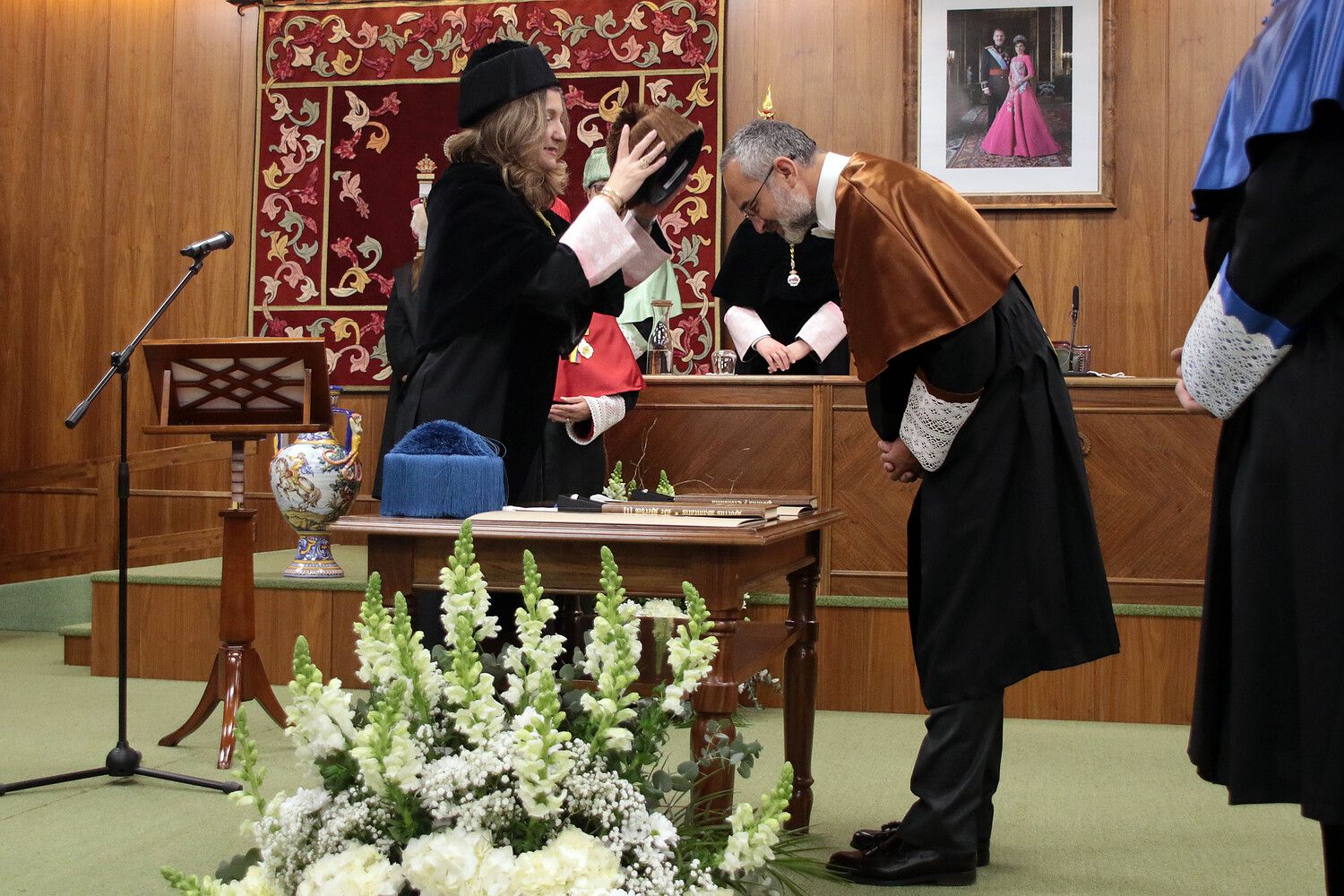 Investidura de Sergio Boixo y César de la Fuente Núñez como nuevos doctores ‘honoris causa’ por la Universidad de León | Peio García / ICAL Investidura de Sergio Boixo y César de la Fuente Núñez como nuevos doctores ‘honoris causa’ por la Universidad de León | Peio García / ICAL