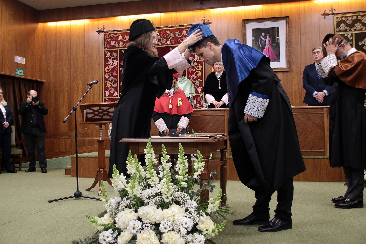 Investidura de Sergio Boixo y César de la Fuente Núñez como nuevos doctores ‘honoris causa’ por la Universidad de León | Peio García / ICAL Investidura de Sergio Boixo y César de la Fuente Núñez como nuevos doctores ‘honoris causa’ por la Universidad de León | Peio García / ICAL