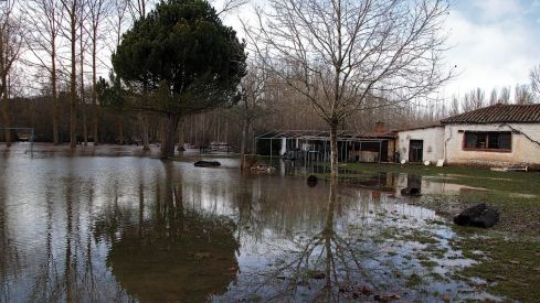 Estado de Castrillos de Cepeda tras las inundaciones generadas por la crecida del río Tuerto | Peio García / ICAL