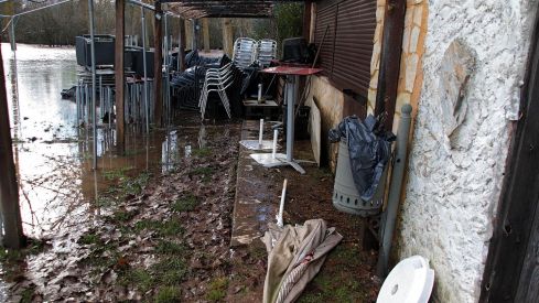 Estado de Castrillos de Cepeda tras las inundaciones generadas por la crecida del río Tuerto | Peio García / ICAL