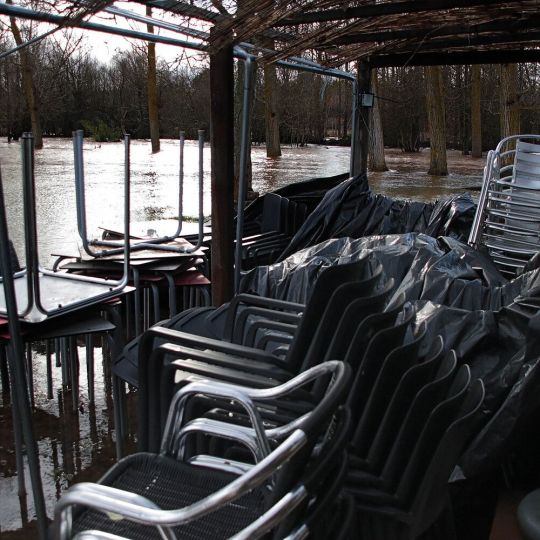 Estado de Castrillos de Cepeda tras las inundaciones generadas por la crecida del río Tuerto | Peio García / ICAL