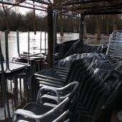 Estado de Castrillos de Cepeda tras las inundaciones generadas por la crecida del río Tuerto | Peio García / ICAL