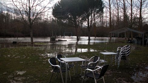 Estado de Castrillos de Cepeda tras las inundaciones generadas por la crecida del río Tuerto | Peio García / ICAL