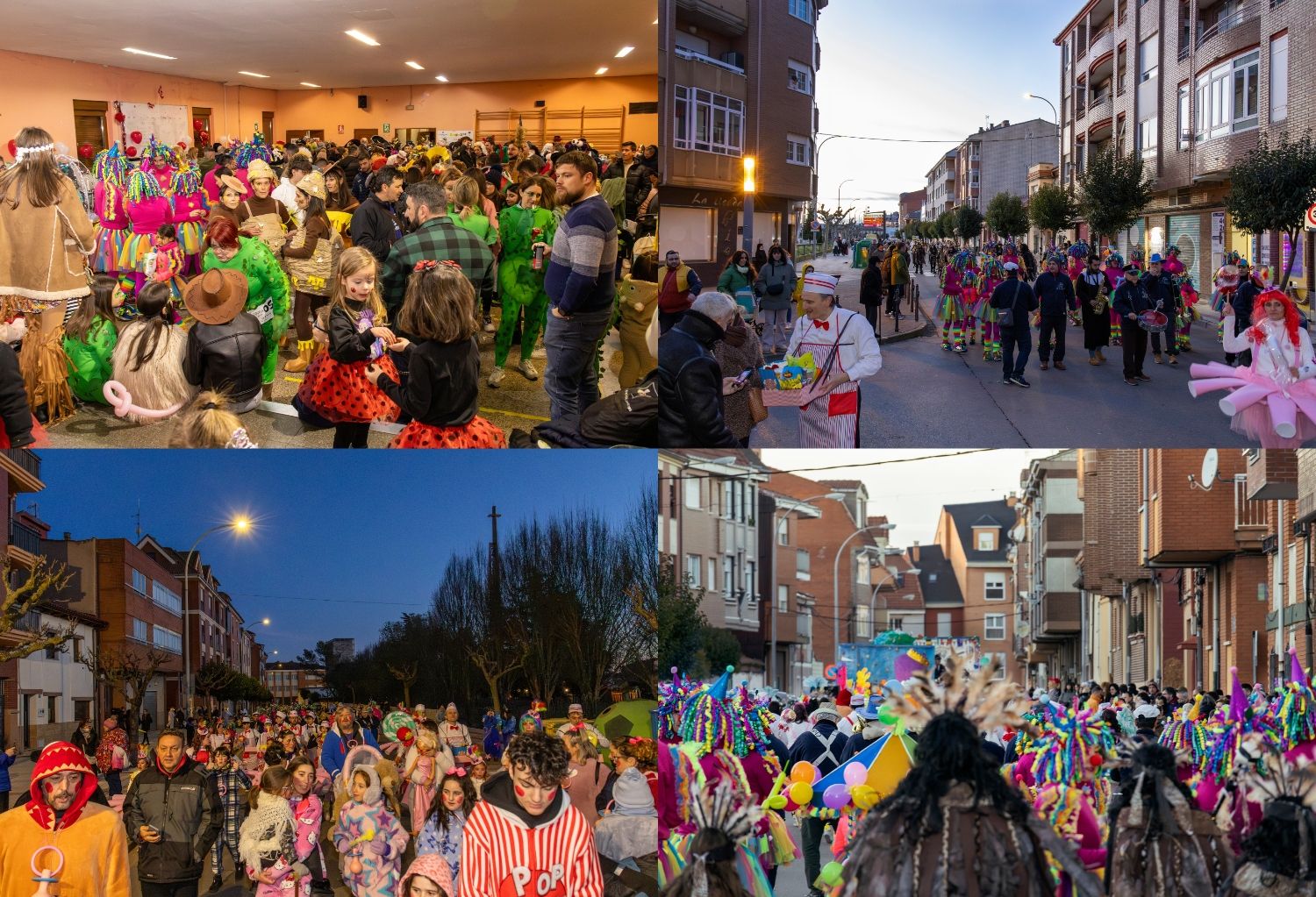 Más de 400 personas disfrutan del Carnaval en La Virgen del Camino Más de 400 personas disfrutan del Carnaval en La Virgen del Camino