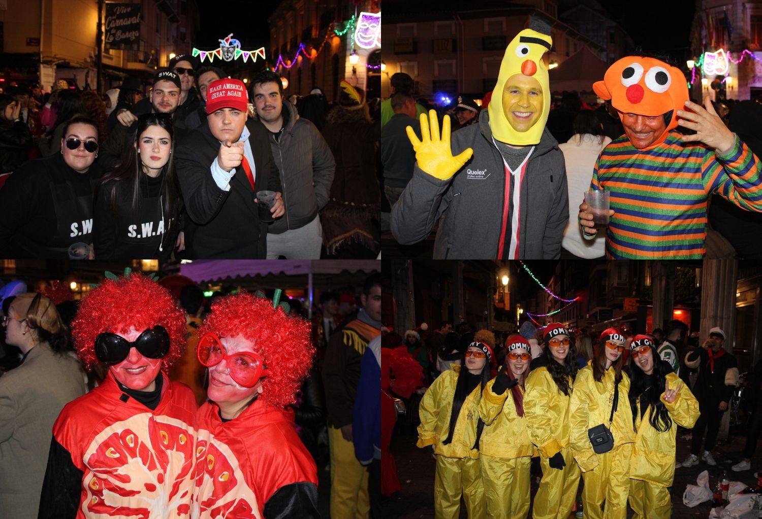 La Bañeza vive una Noche Bruja llena de color y música como antesala del desfile de Carnaval