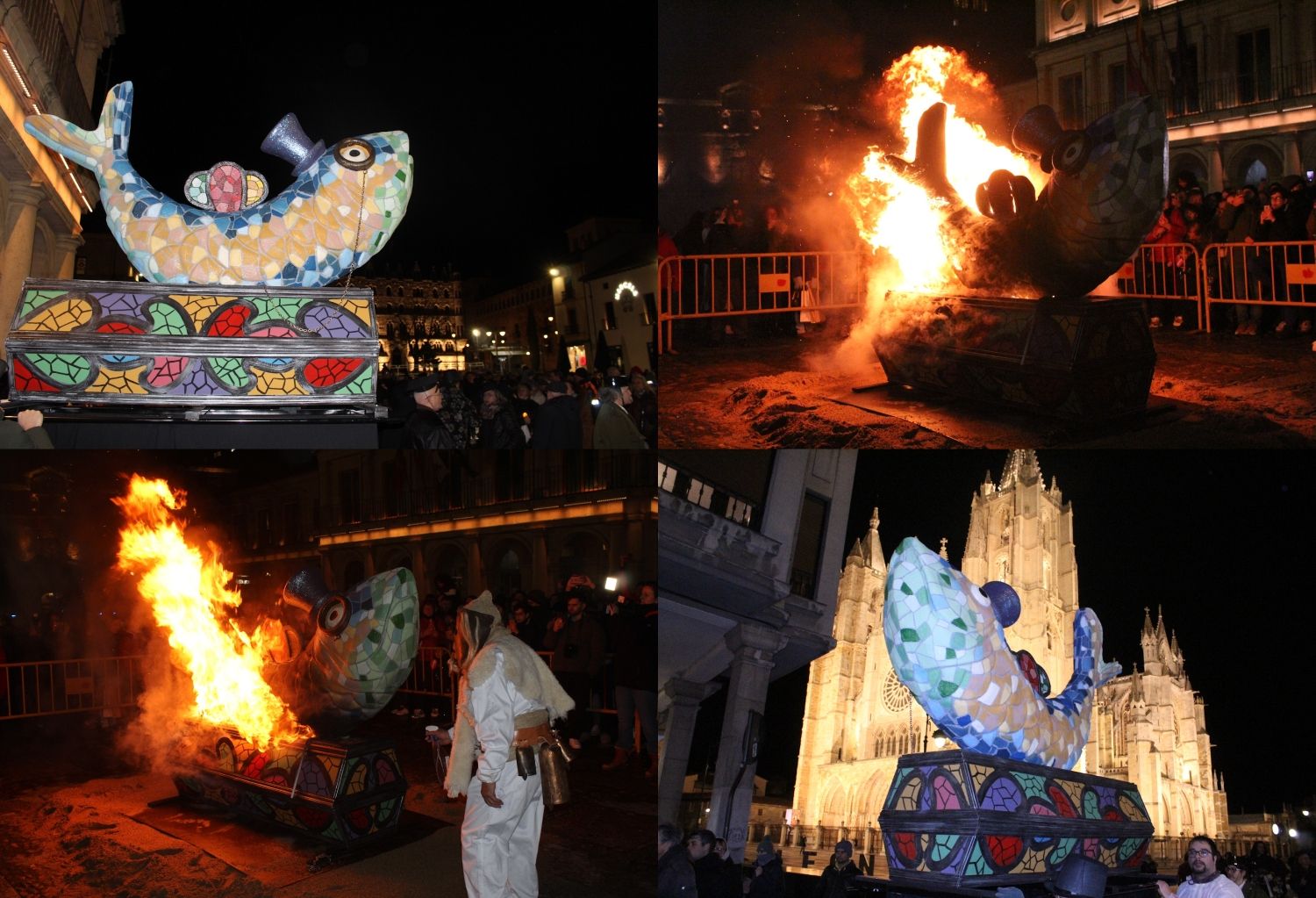 León se despide del Carnaval con el Entierro de la Sardina | José Martín