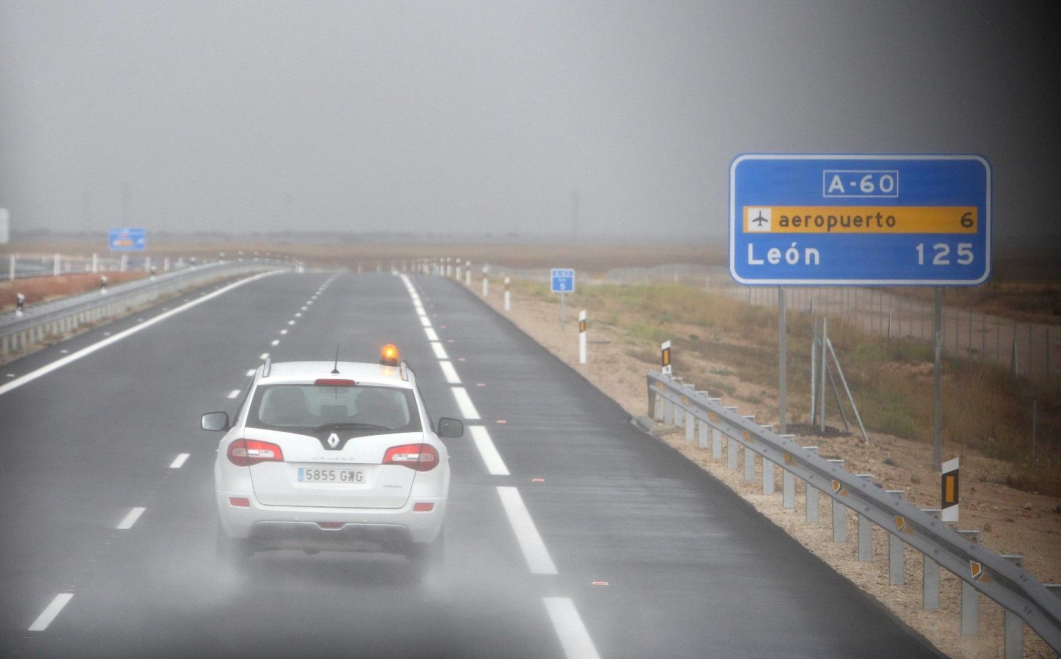 Autovía A-60 entre Valladolid y León