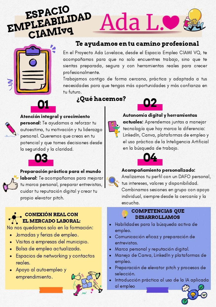 Proyecto Ada Lovelace del CIAMI VQ Proyecto Ada Lovelace del CIAMI VQ