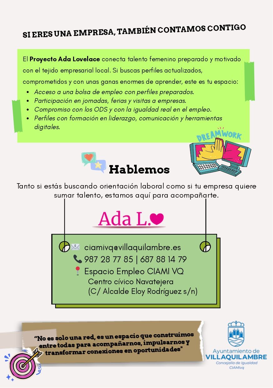 Proyecto Ada Lovelace del CIAMI VQ Proyecto Ada Lovelace del CIAMI VQ