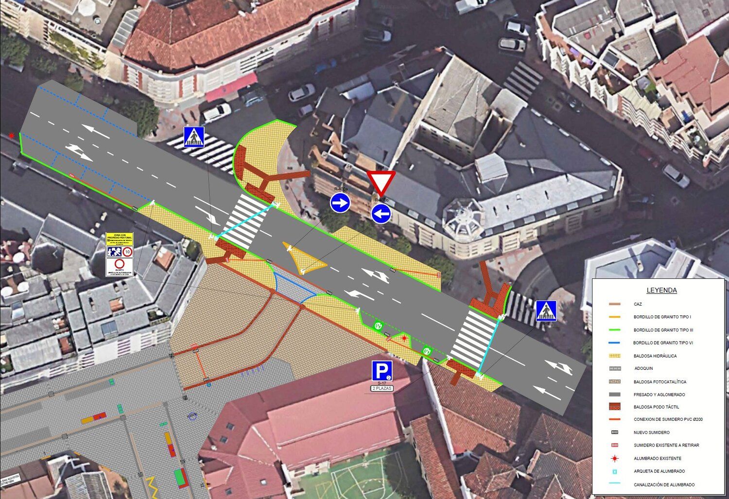 Actuacióin en Gran Vía - San Agustín