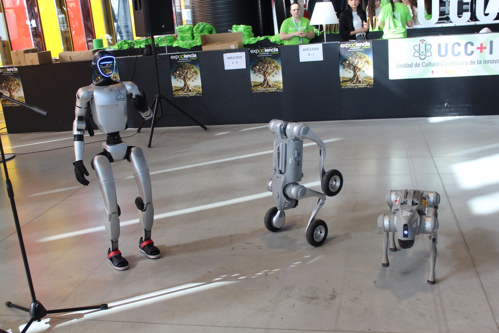 Robots del grupo de robótica de la ULE