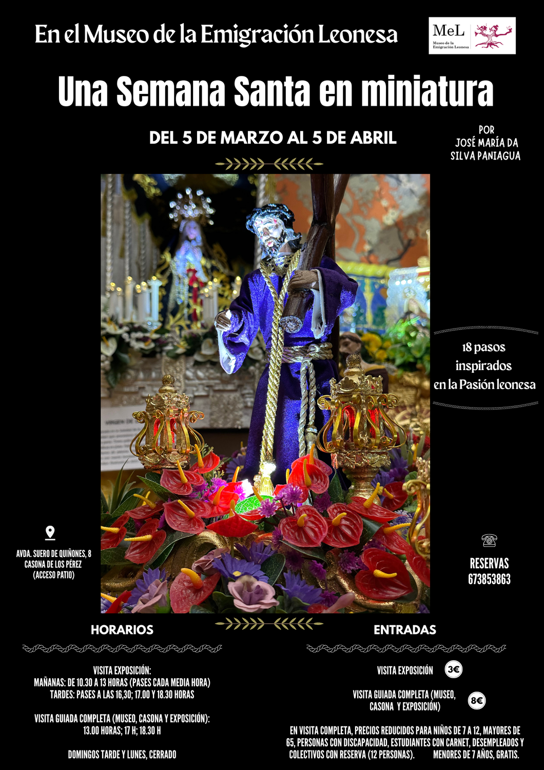 Cartel exposición semana santa miniatura