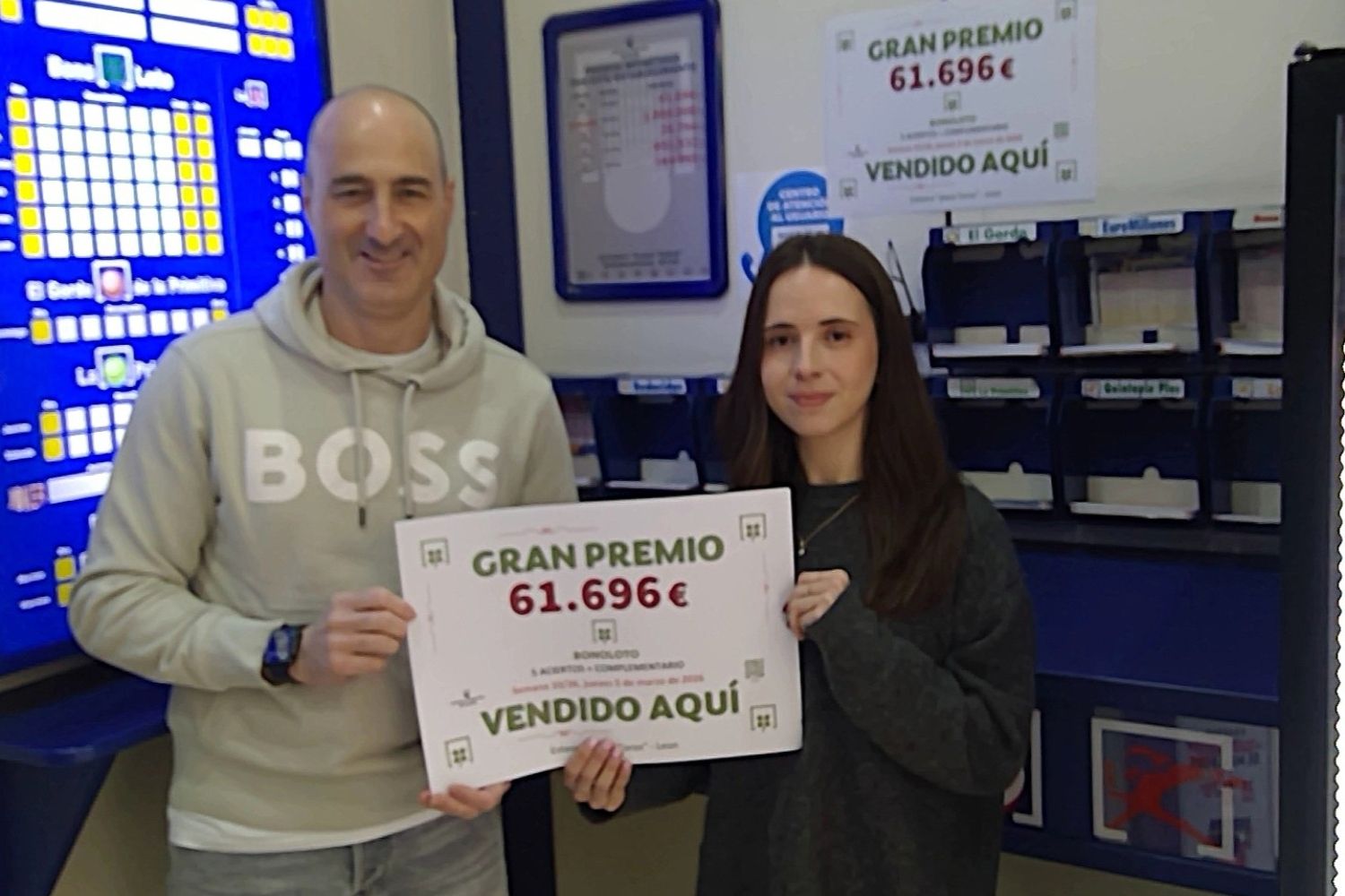 La suerte sonríe a León: Un segundo premio de la Bonoloto deja más de 60.000 euros