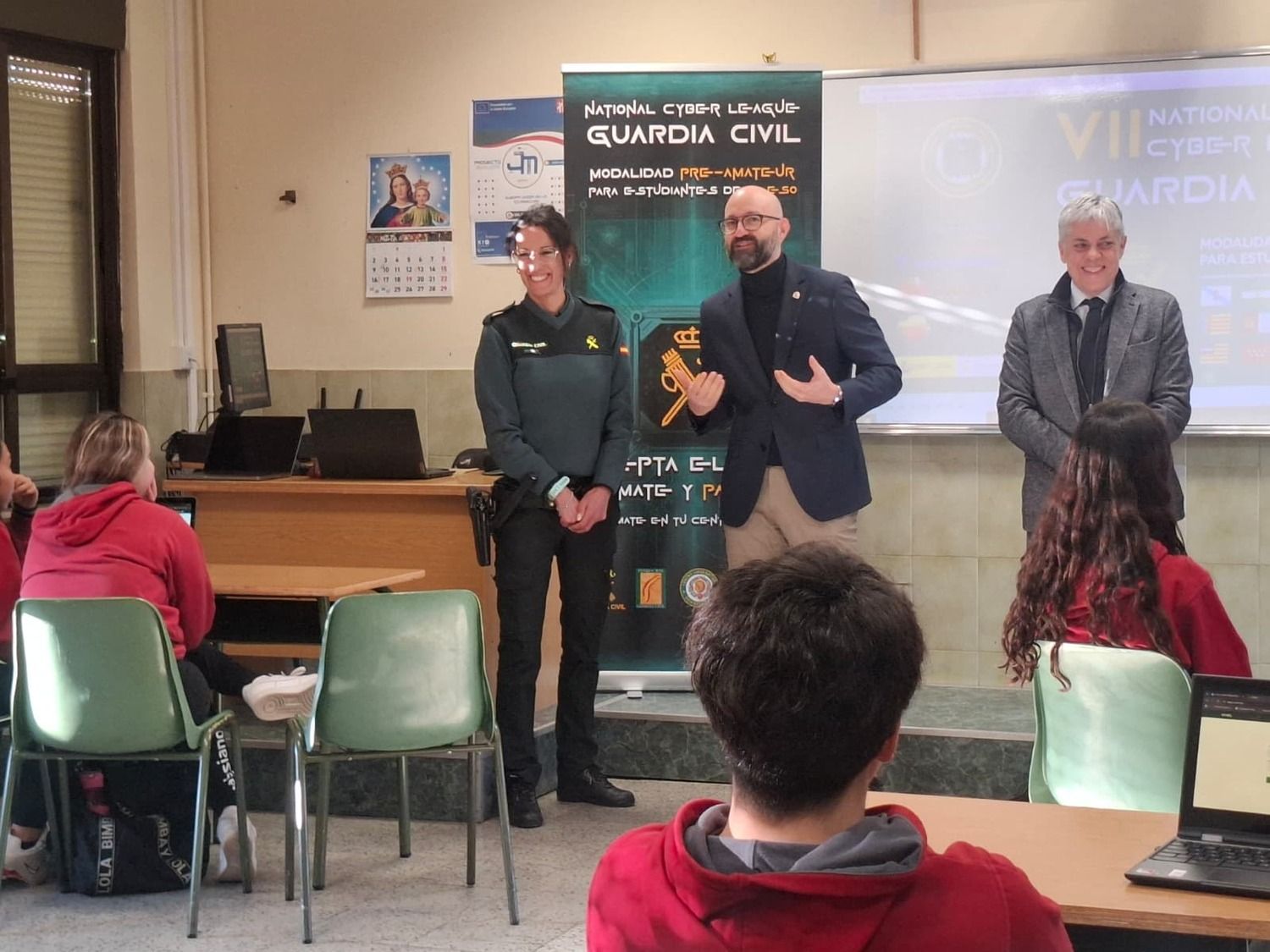 Visita del Subdelegado del Gobierno en León al Colegio Don Bosco