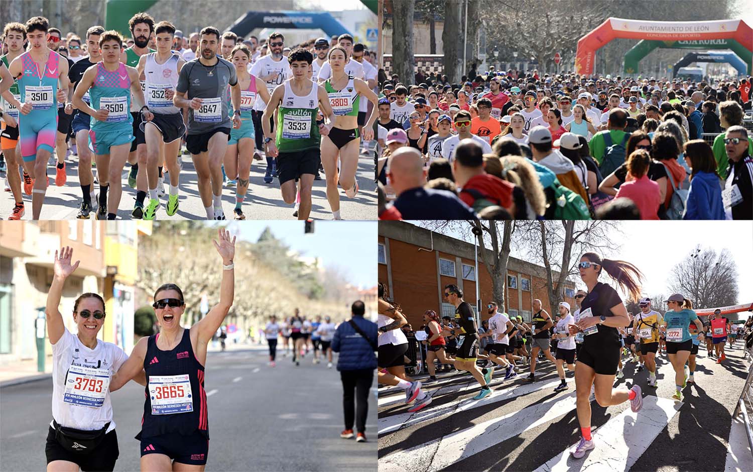Carlis S. Campillo ICAL. Salida d Media Maratón de León y la Carrera 5K