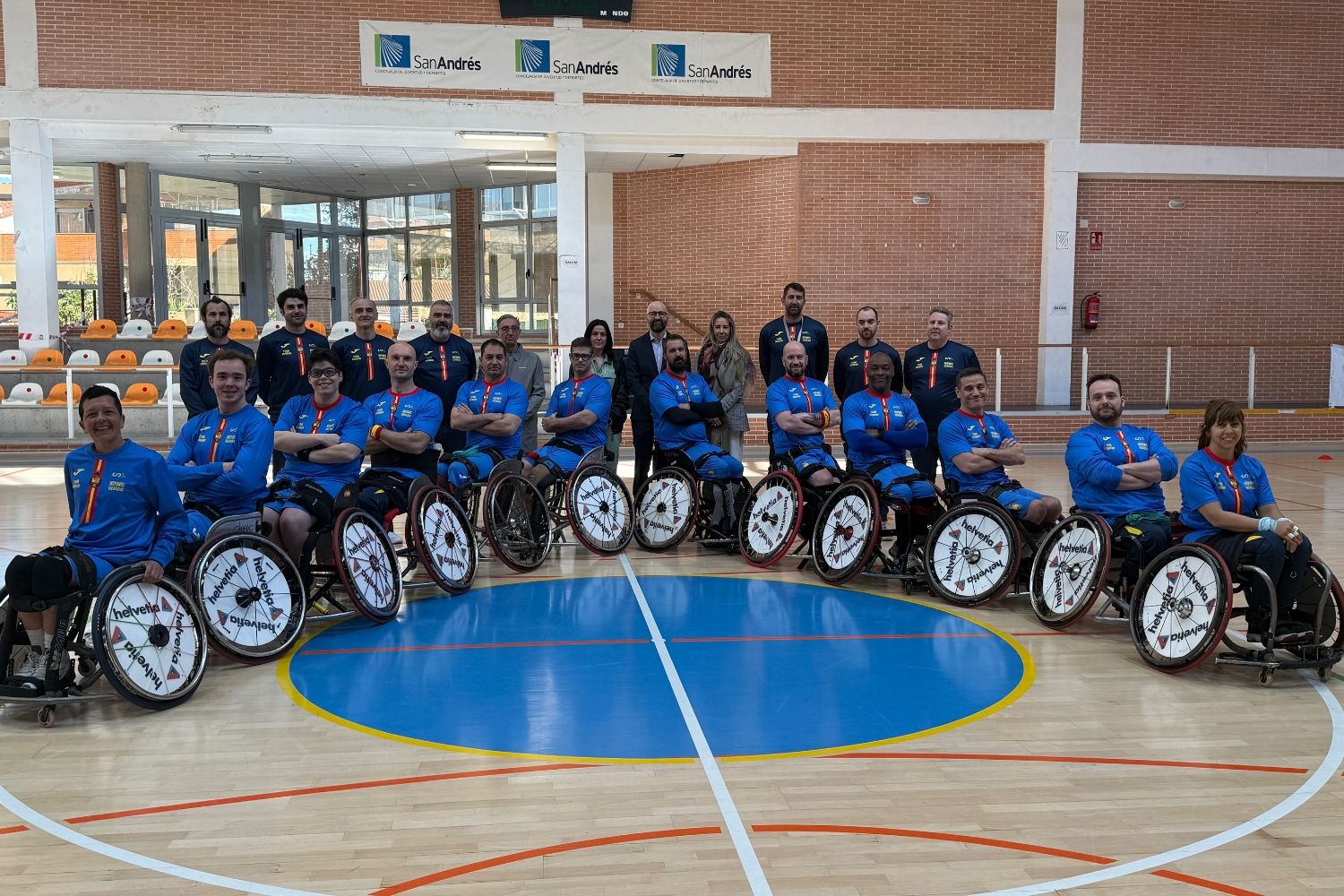 San Andrés del Rabanedo acoge a la Selección Española de Balonmano en silla de ruedas en su preparación internacional