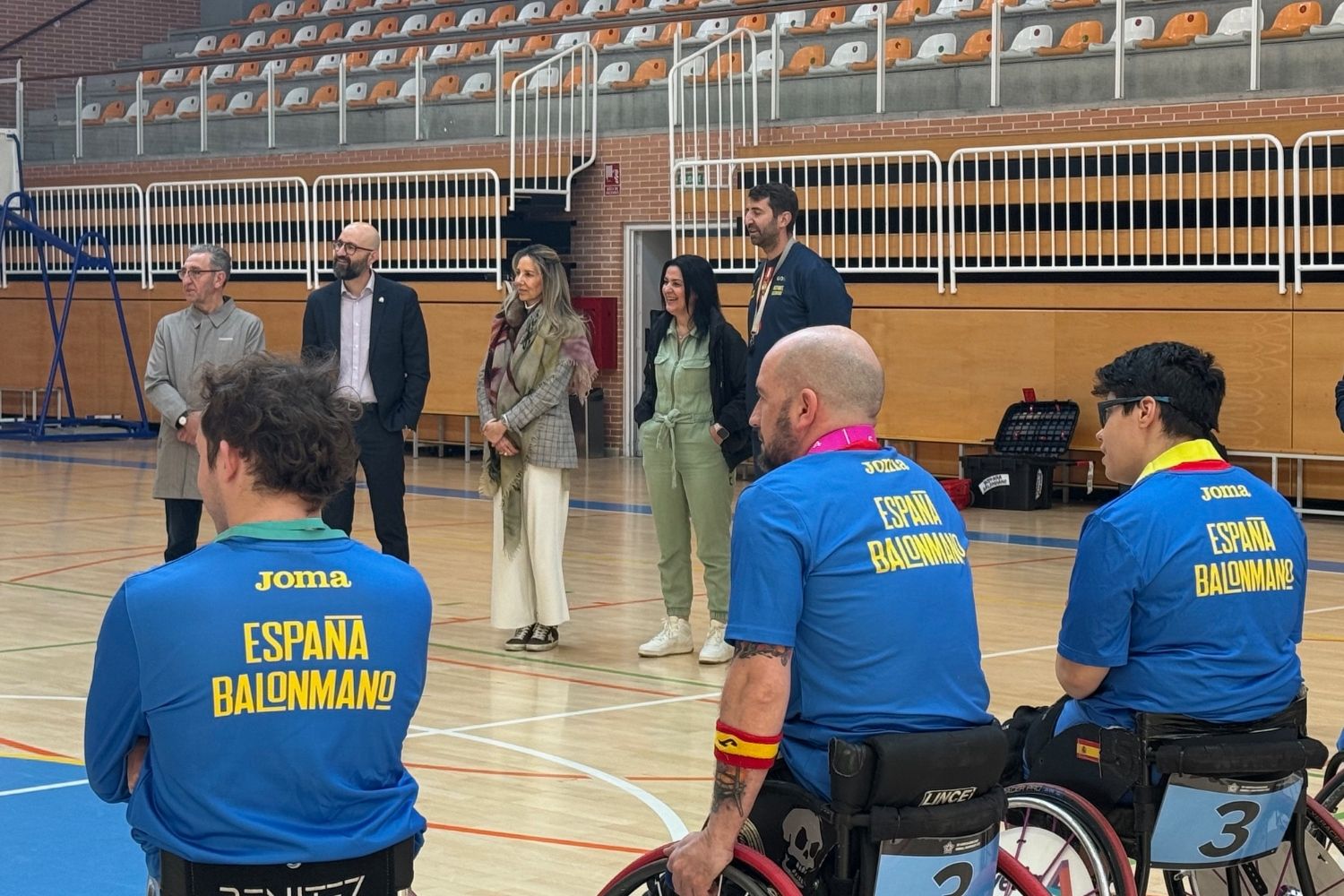 Concentración de la selección de balonmano adaptado 