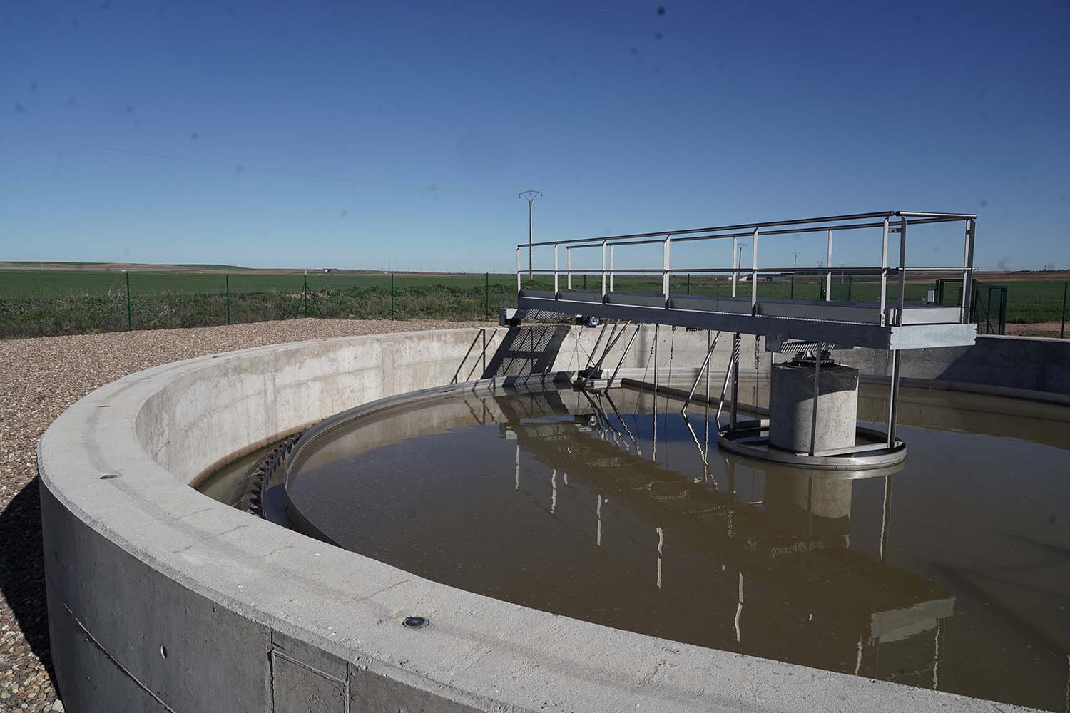 EDAR en una imagen de archivo EDAR en una imagen de archivo