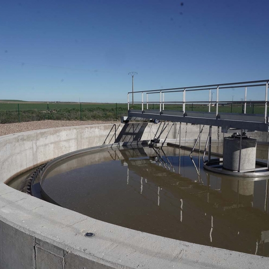 EDAR en una imagen de archivo