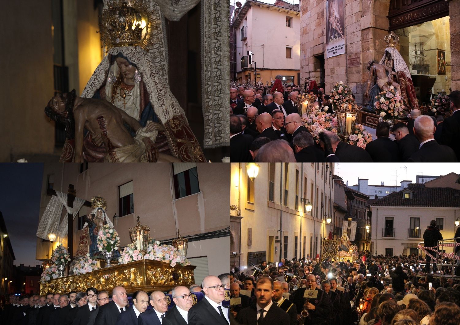 'La Morenica' marca el inicio a la Semana Santa de León 'La Morenica' marca el inicio a la Semana Santa de León