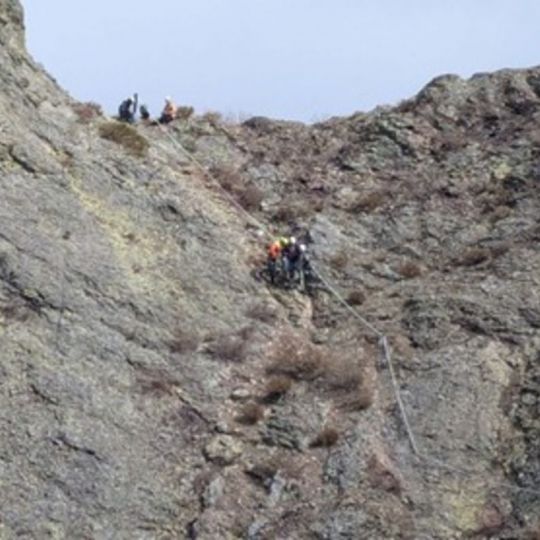 Rescatados tres escaladores mientras descendían el Pico Mirador en Boca de Huérgano (León)