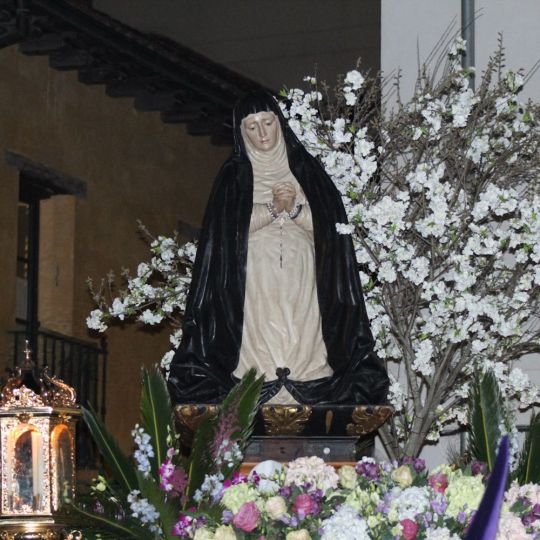 Minerva cumple con su cita de Miércoles Santo: León se rinde ante La Virgen de la Amagura | José Martín