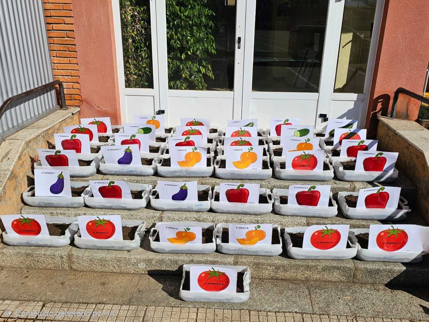 Del colegio al huerto: El Gadañón enseña a cuidar plantas en colaboración con la Fundación Presta Ayuda