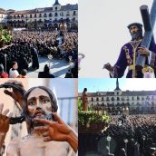 Más de 4.000 papones arropan el Encuentro en la Plaza Mayor de León | Carlos S. Campillo / ICAL