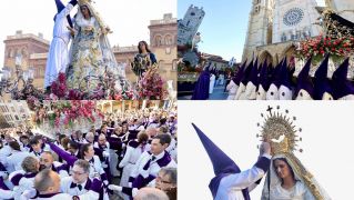 La Resurrección de Cristo cierra entre jubilo la Semana Santa de León | Carlos S. Campillo / ICAL