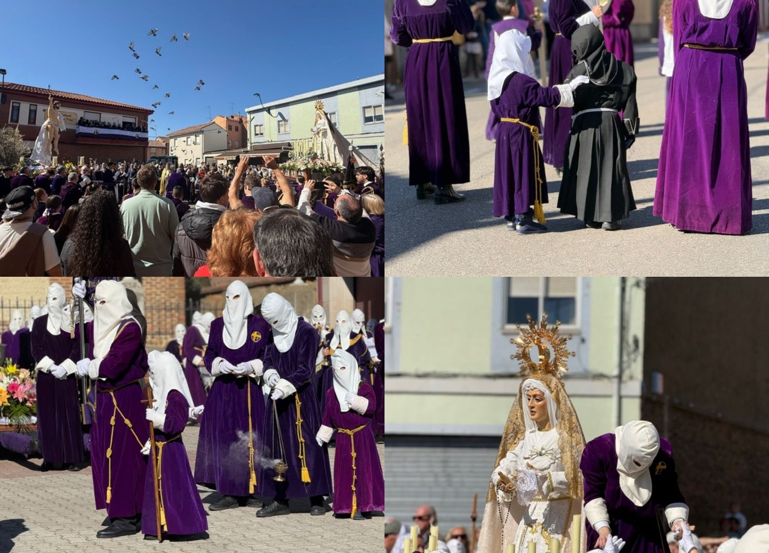 Palomas, música y fe: Así vivió San Andrés del Rabanedo su Domingo de Resurrección Palomas, música y fe: Así vivió San Andrés del Rabanedo su Domingo de Resurrección