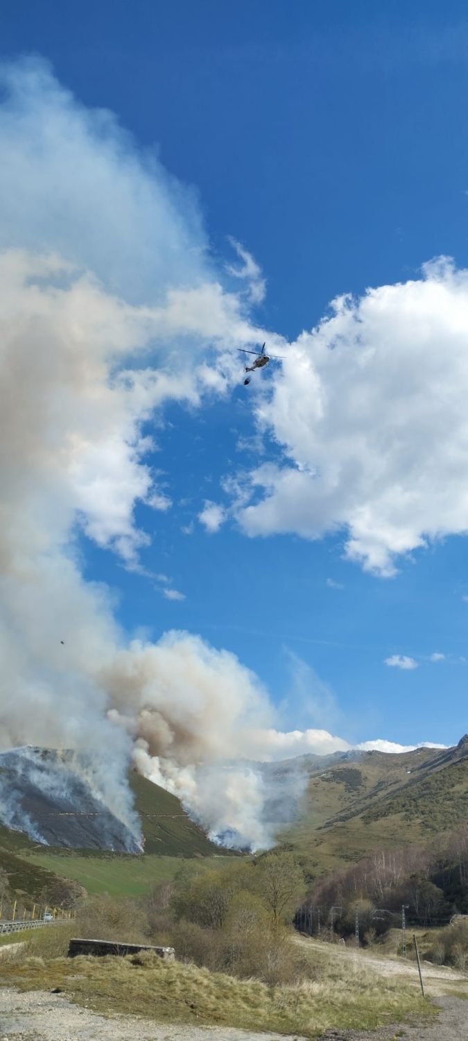 Incendio forestal en Busdongo | ICAL