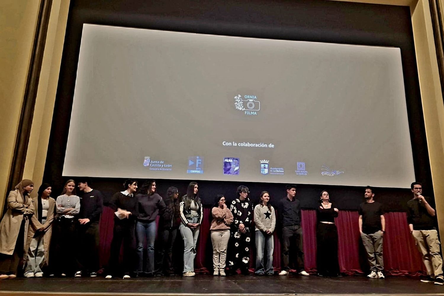 Cine y formación se dan la mano en La Bañeza con el broche final del ciclo "Cine con el Ornia"