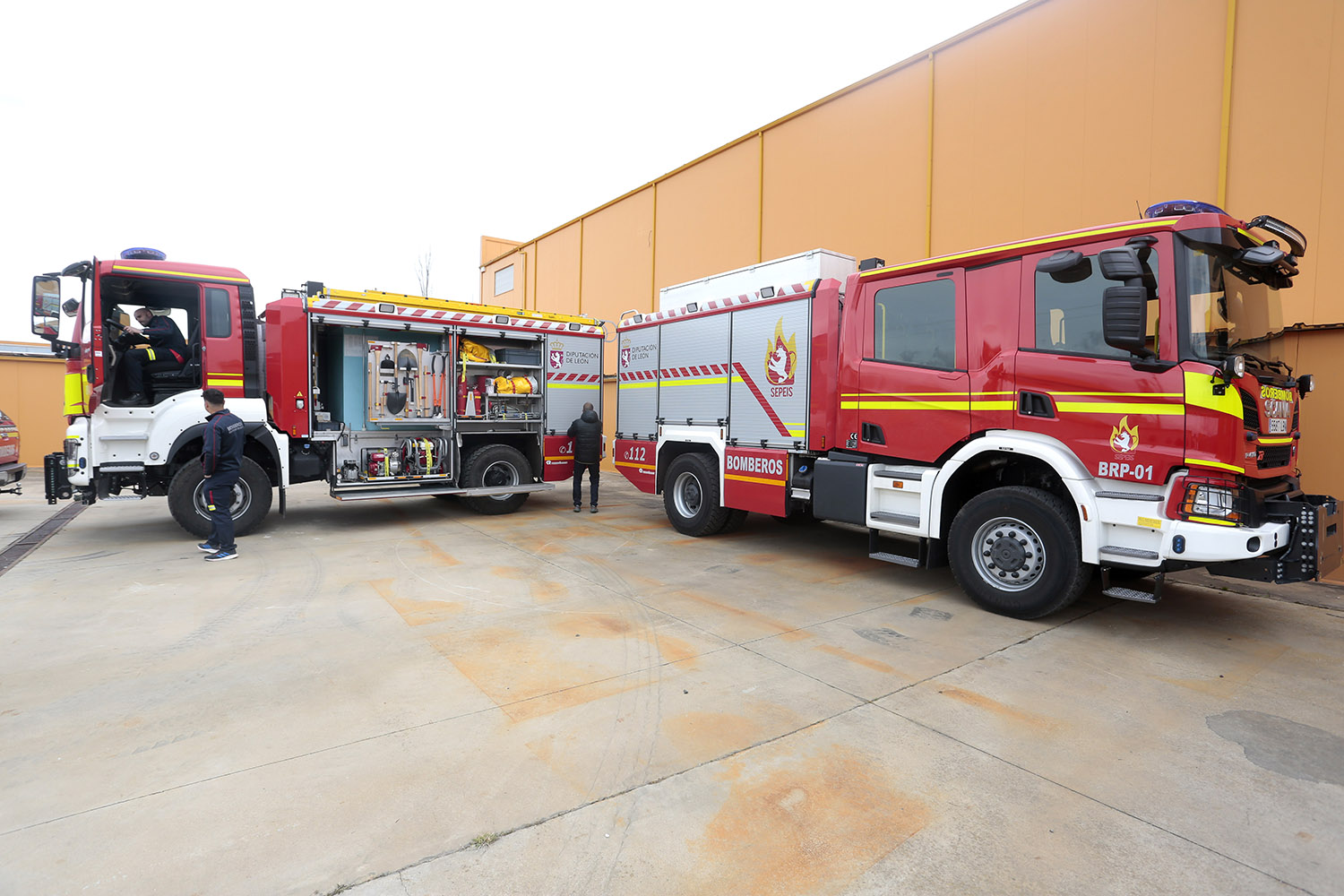 Parque de bomberos de la Diputación de León habilitado en Astorga | Campillo / ICAL